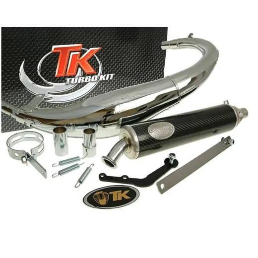 exhaust Turbo Kit Bajo RQ chrome for CPI SX 50, SM 50, Beeline H10086-Q