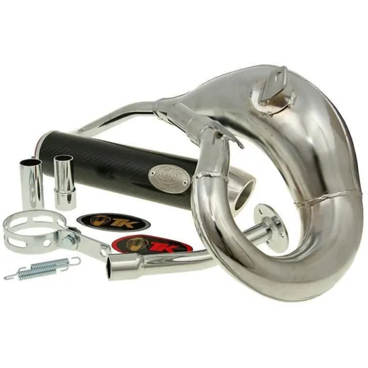 exhaust Turbo Kit Bufanda RQ chrome for Rieju MRX 50 H10530-Q