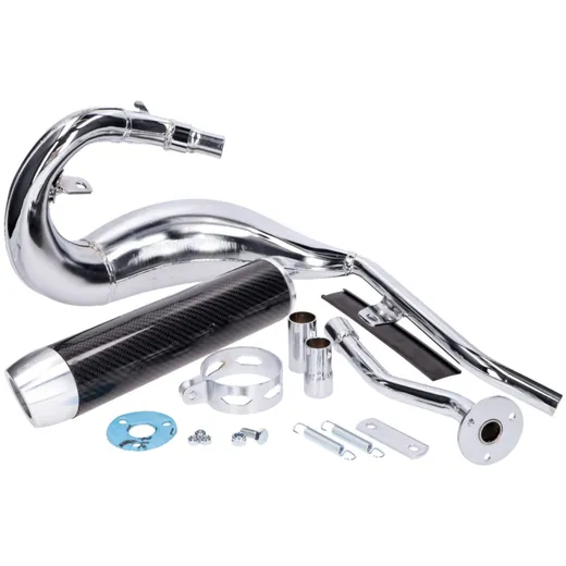 exhaust Turbo Kit Bufanda R chrome / CFK look for Beta RR 2021- Euro5 H10551-Q