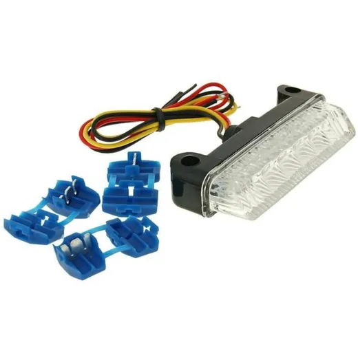 tail light assy LED clear 78x16mm universal IP12181 tail light assy LED clear 78x16mm universal IP12181