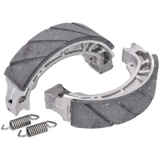 Bremsschuhe Bremsbackensatz 110x25mm für Trommelbremse Grooved für Aprilia Amico, SR, Malaguti Centro, Yamaha Jog IP13452 Bremsschuhe Bremsbackensatz 110x25mm für Trommelbremse Grooved für Aprilia Amico, SR, Malaguti Centro, Yamaha Jog IP13452