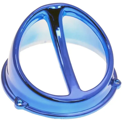 Lüfterspoiler Air Scoop Chrom blau - universal IP15107
