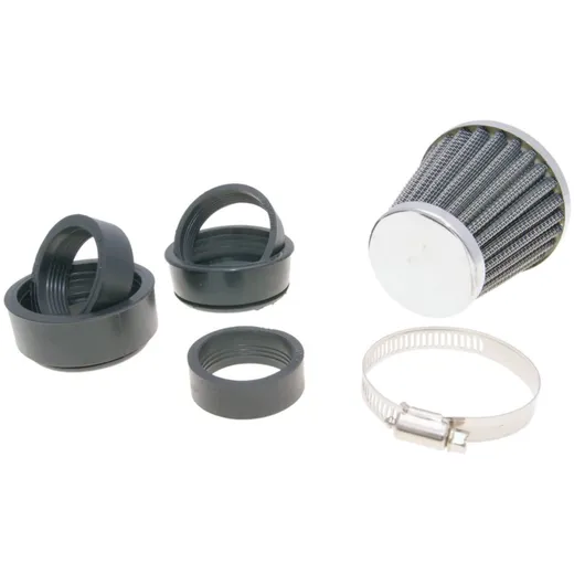 air filter Power 35-48mm carburetor connection chrome IP18905