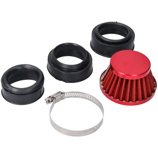 Air filter Powerfilter Shorty 44 / 52 / 54mm red IP18908 Air filter Powerfilter Shorty 44 / 52 / 54mm red IP18908
