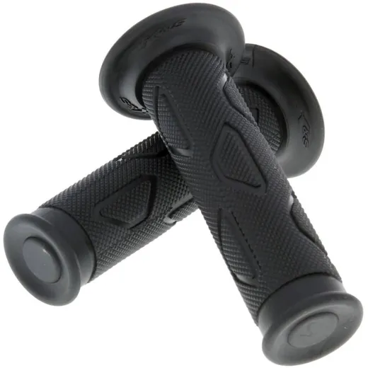 handlebar rubber grip set black IP32243
