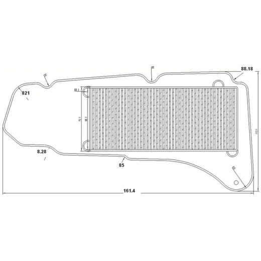 air filter replacement left hand side for Yamaha Majesty 400_1