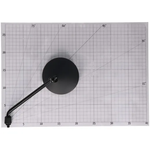 Spiegel Set M8 schwarz rund Aluminium 220mm IP36899_1