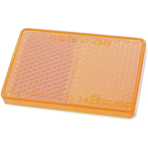 Reflektor 57x39mm orange selbstklebend IP37425