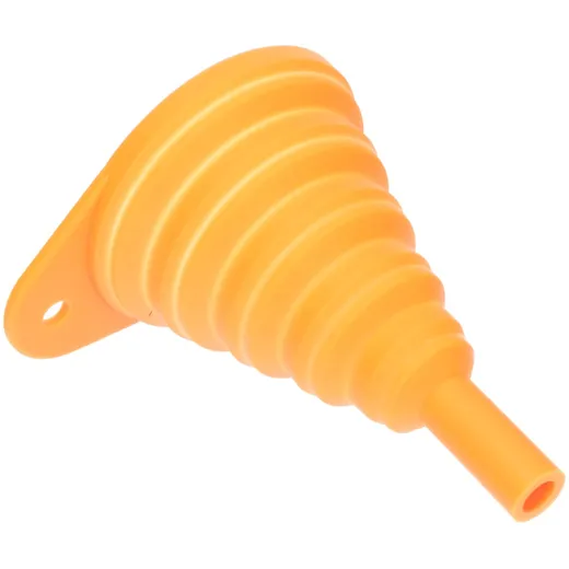 silicone funnel, foldable, orange IP39229_1