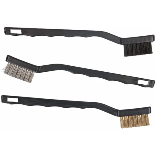 Bürsten Set 180mm Stahl, Messing, Kunststoff - 3 Stück IP39729