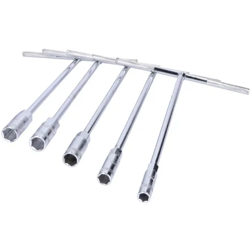 Steckschlüssel / T-Schlüssel Set 5 Stück metrisch 8-14mm IP4_1