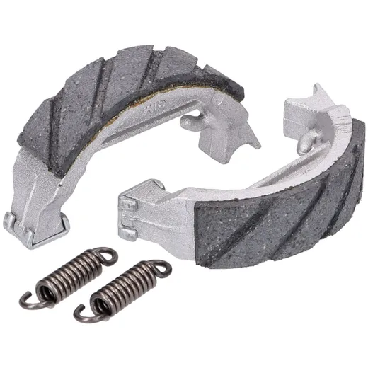 Bremsschuhe Trommelbremse Bremsbackensatz Racing 80x18mm für Puch Maxi Mofa (Speichenfelge), Peugeot 103, 104, Honda Camino IP44 Bremsschuhe Trommelbremse Bremsbackensatz Racing 80x18mm für Puch Maxi Mofa (Speichenfelge), Peugeot 103, 104, Honda Camino IP44