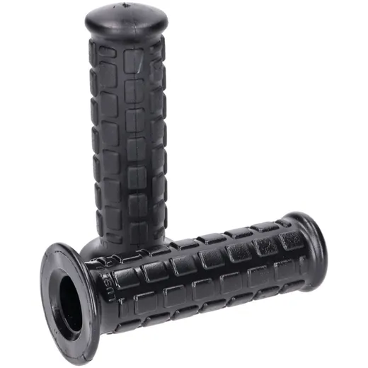 handlebar rubber grip set short, block design black for automatic moped (22, 24mm) IP44278 handlebar rubber grip set short, block design black for automatic moped (22, 24mm) IP44278