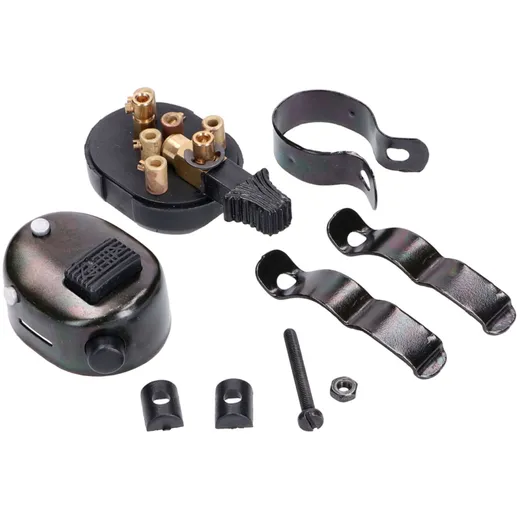 light, direction indicator, horn switch unit vintage black -_2