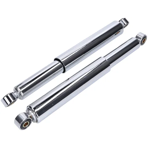 Federbein Stoßdämpfer Satz geschlossen Chrom - 370mm IP44368