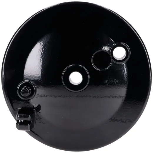 rear brake cover w/o stop light switch hole, black for Simso_1