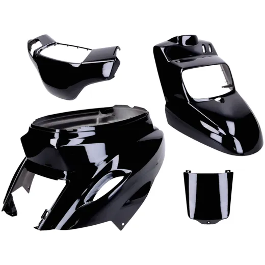 Verkleidungskit schwarz 4-teilig für MBK Booster -2004, Yamaha BWS -2004 IP54704
