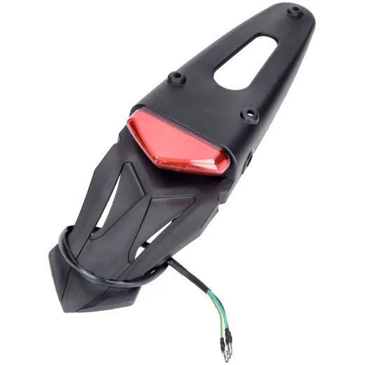 License plate holder with rear light LED red for Enduro, Sup_2