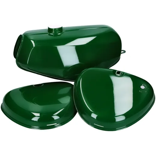 fuel tank and side cover set billiard green for Simson S50, S51, S70 KIT.C.40551-6005