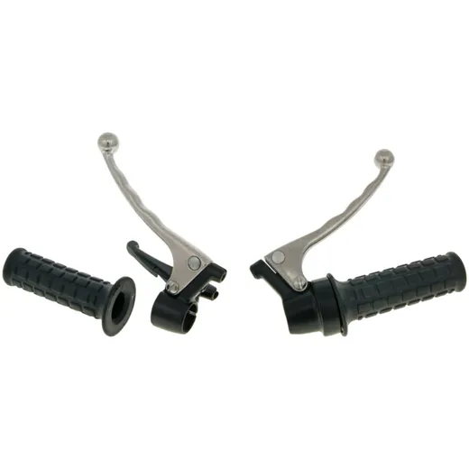 throttle grip fitting w/ brake and clutch lever assy for Puch Maxi moped KIT.F.49481