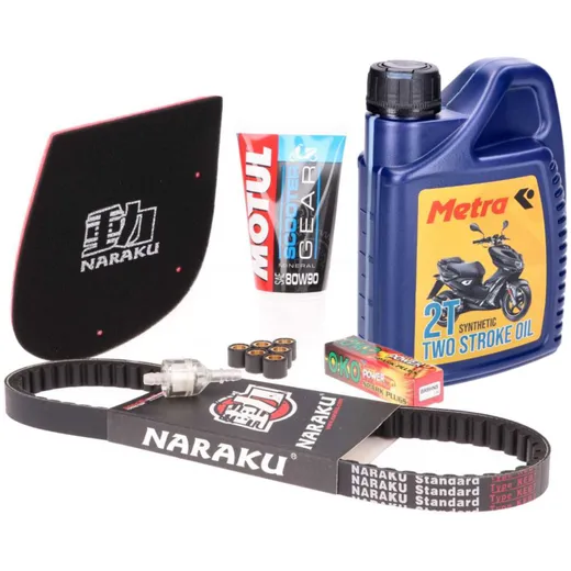 Inspektionsset 7-teilig für Kymco liegend 2-Takt (SF10) KIT.I.39491 Inspektionsset 7-teilig für Kymco liegend 2-Takt (SF10) KIT.I.39491