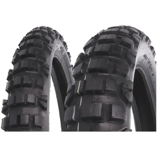 tire set Vee Rubber VRM-122 80/90-21 & 110/80-18 TT Enduro for Derbi Senda R, Aprilia RX, Beta RR KIT.T.39796