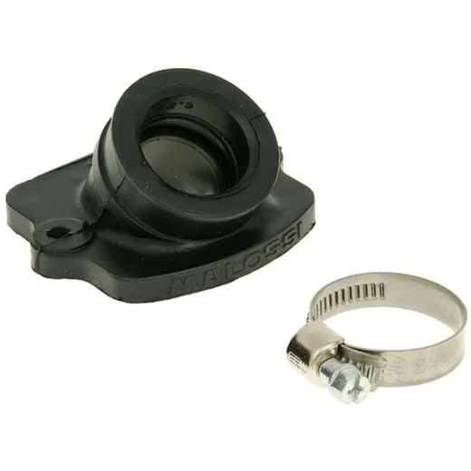 Flansch Ansaugstutzen Malossi MHR FKM 21/24,5mm gerade für Piaggio M.029732B