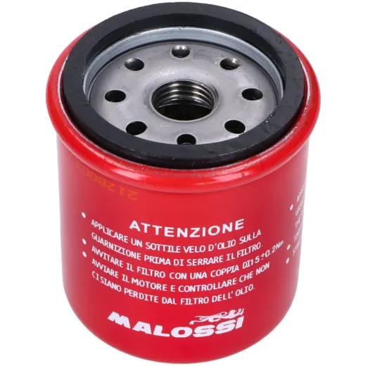 Ölfilter Malossi Red Chilli für Piaggio Leader, Quasar, Vespa ET4, LX, ?LXV, S, Primavera, ?Sprint, ?GTS 125-300ccm 4T AC, LC Eu