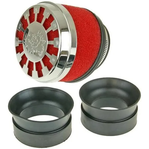 air filter Malossi red filter E13 42 / 58mm 25° carburetor connection M.0413527