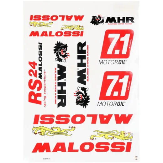 sticker set Malossi DIN-A3 M.339780