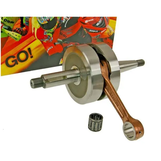 crankshaft Malossi MHR RHQ reinforced high quality for Minarelli AM, Generic, KSR-Moto, Keeway, Motobi, Ride, CPI, 1E40MA, 1E40M crankshaft Malossi MHR RHQ reinforced high quality for Minarelli AM, Generic, KSR-Moto, Keeway, Motobi, Ride, CPI, 1E40MA, 1E40M