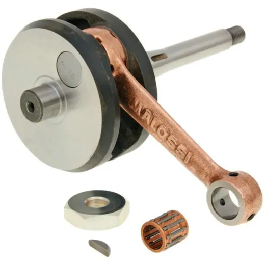 crankshaft Malossi RHQ 10mm piston pin 43mm stroke for Piaggio, Vespa mopeds M.537313