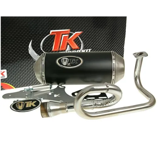 Schalldämpfer Auspuff Turbo Kit GMax 4T für GY6, 139QMB 50ccm 4T M4T61-N