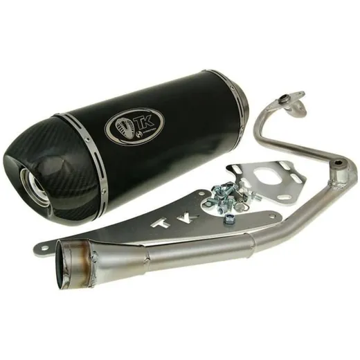 Schalldämpfer Auspuff Turbo Kit GMax Carbon H2 4T für Honda Zoomer, Honda Ruckus M4T82-H2