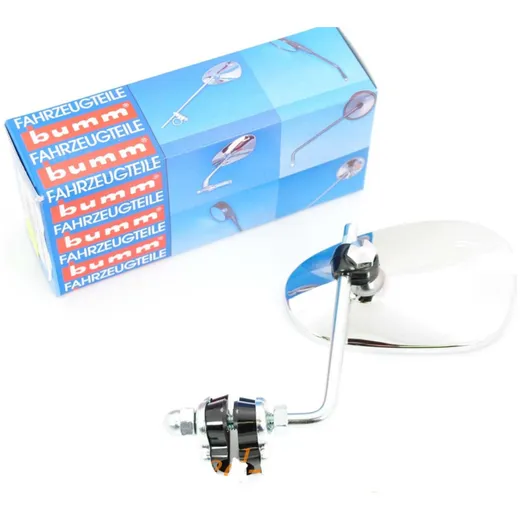 Spiegel bumm mit Halter Chrom Links für Vespa, Hercules, NSU, Zündapp, Kreidler, Piaggio MG00000106