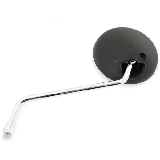 Mirror right black 105mm left-hand thread for Yamaha DT 80 M, MX, LC 1, 2, 125, 400, RD 50, XT 250, 500 MG00000194
