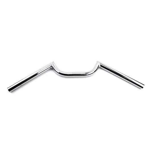 Handlebar chrome 560mm 80mm flat for Zündapp KS, GTS, CS, Z, Kreidler Florett, Flory, Hercules Prima, M, MK, K, Puch Maxi, Monza
