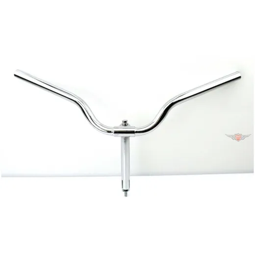 Handlebar chrome 570mm wide 60mm high 70mm crank 145mm length Bracket tube 22mm diameter for Simson SR 1, 2, SR2E, KR50 MG000002