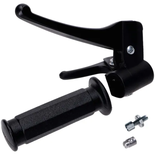 Bremsarmatur mit Griff und Hebel Domino schwarz für Piaggio, Vespa Ciao, Bravo, Si -1988 MG00000416