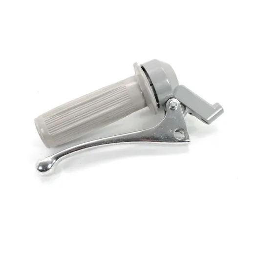 Throttle grip fitting aluminum grey 22mm 105mm 26mm for Zündapp, Kreidler, Hercules, Puch, DKW, KTM, moped, moped, mokick MG0000 Throttle grip fitting aluminum grey 22mm 105mm 26mm for Zündapp, Kreidler, Hercules, Puch, DKW, KTM, moped, moped, mokick MG0000