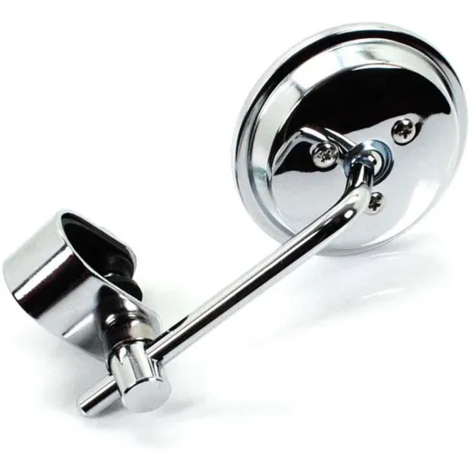Handlebar end mirror custom small chrome for moped, moped, chopper MG00000744 Handlebar end mirror custom small chrome for moped, moped, chopper MG00000744