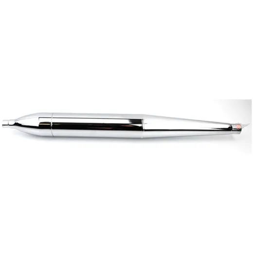 Exhaust Jamarcol cigar shape 28mm chrome 690mm for Kreidler Florett egg tank, buffalo tank, TS, RMC, Flory, Zündapp, Hercules, P Exhaust Jamarcol cigar shape 28mm chrome 690mm for Kreidler Florett egg tank, buffalo tank, TS, RMC, Flory, Zündapp, Hercules, P