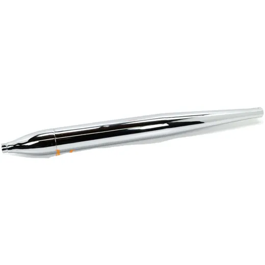 Exhaust cigar shape 60mm 690mm 26mm chrome for Sport Combinette Type 510, 515, Super 423, 429, 428, 433 MG00001158