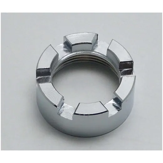 Manifold nut steel M35x2 29mm chrome for Hercules, DKW, Miele, Gritzner, Göricke MG00001245
