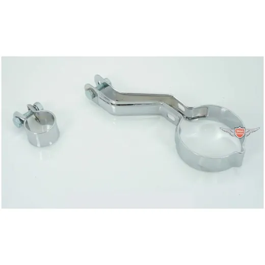 Exhaust clamp chrome 57mm for NSU, Quickly MG00001251