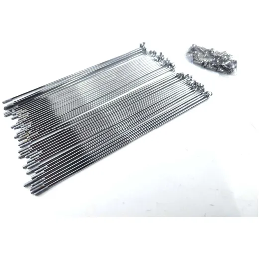 Spokes chrome 208mm with nipple 36 pieces for Puch MV, MS, DZ, VS MG00002138