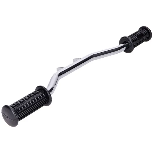 Footrest tube chrome 485mm 18mm with footrest rubbers for Zü_1