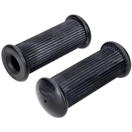 Fußrasten Drilastic Gummi Schwarz 18mm x 35mm 106mm für Kreidler Florett RS, RMC, LF, LH, TM, RM, Super 4, 5, Eiertank MG0000227