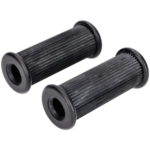 Fußrasten Drilastic Gummi Schwarz 18mm x 35mm 106mm für Krei_1