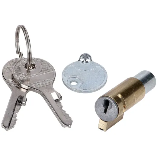 Brass steering lock with 2 keys and cover for Kreidler Florett K 54, Flory, Zündapp, Hercules MG00002304 Brass steering lock with 2 keys and cover for Kreidler Florett K 54, Flory, Zündapp, Hercules MG00002304